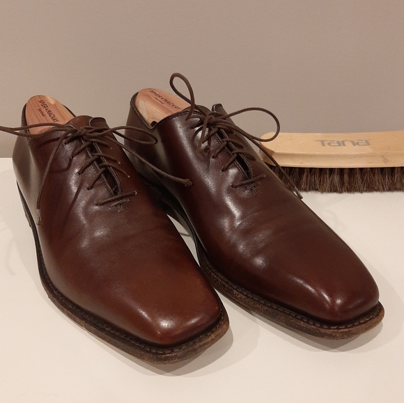 Salvatore Ferragamo Wholecut Oxford Dress Shoes - Picture 1 of 10